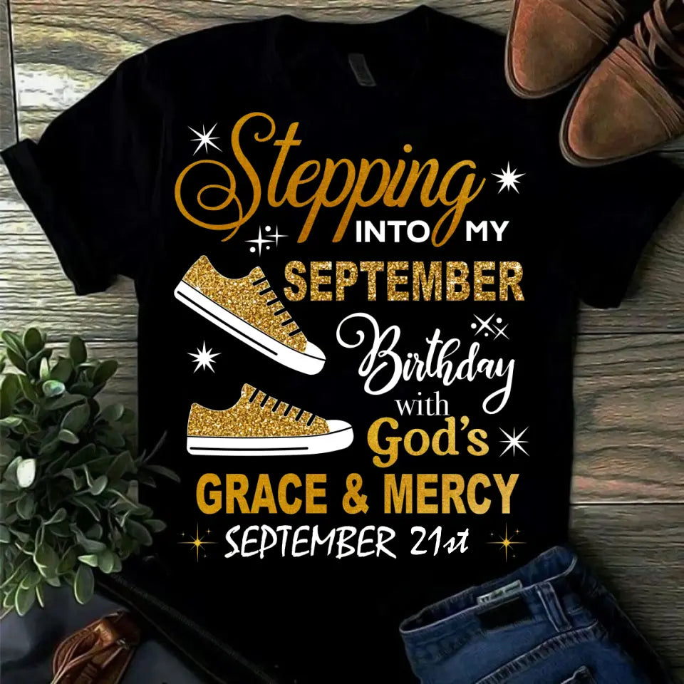 september birthday tee shirt